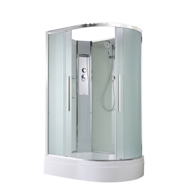 Душевая кабина AvaCan 120х90х208 см EM3912LN без крыши, профиль хром, стекло матовое