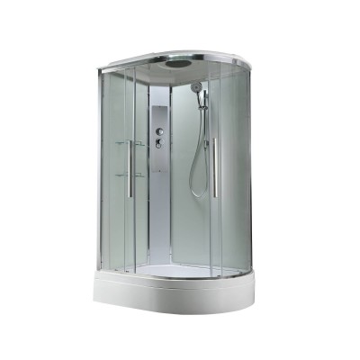 Душевая кабина AvaCan 120х90х220 см EM3912LT профиль хром, стекло прозрачное