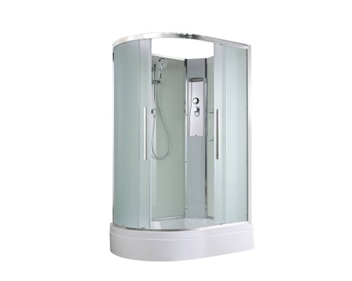 Душевая кабина AvaCan 120х90х208 см EM3912RN без крыши, профиль хром, стекло матовое