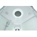 Душевая кабина AvaCan 90х90х220 см EM5090LED профиль хром, стекло матовое