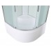 Душевая кабина AvaCan 90х90х220 см EM5090LED профиль хром, стекло матовое