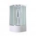 Душевая кабина AvaCan 90х90х220 см EM5090LED профиль хром, стекло матовое