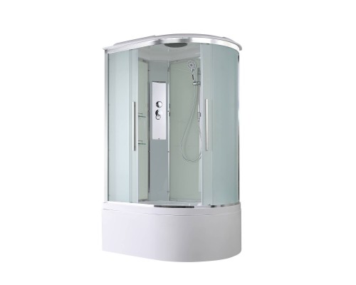 Душевая кабина AvaCan 120х80х220 см EM5812L профиль хром, стекло матовое