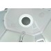 Душевая кабина AvaCan 120х80х220 см EM5812RLED профиль хром, стекло матовое