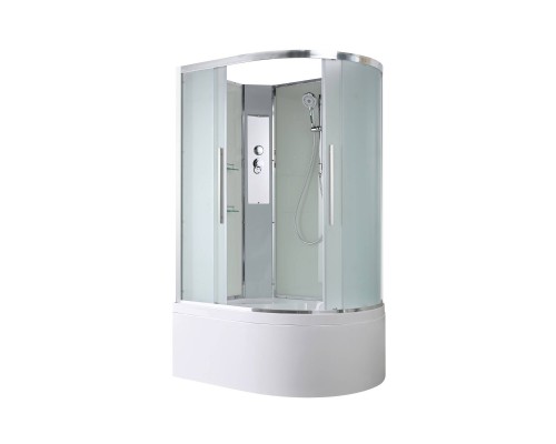 Душевая кабина AvaCan 120х90х208 см EM5912LN без крыши, профиль хром, стекло матовое