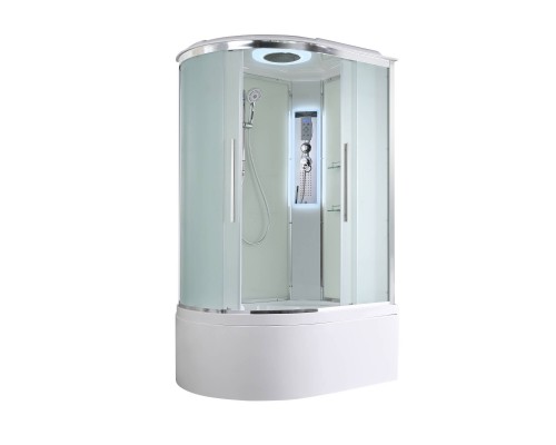 Душевая кабина AvaCan 120х90х220 см EM5912RLED профиль хром, стекло матовое