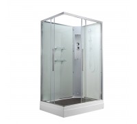 Душевая кабина AvaCan 120х90х208 см K2012N без крыши, профиль хром, стекло прозрачное