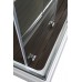 Душевая кабина AvaCan 90х90х220 см K2090LED профиль хром, стекло прозрачное