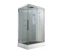 Душевая кабина AvaCan 100х80х220 см K2810 профиль хром, стекло прозрачное