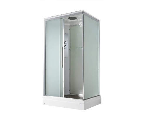 Душевая кабина AvaCan 110х90х220 см KD2911 профиль хром, стекло матовое