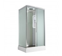 Душевая кабина AvaCan 120х90х220 см KD2912LED профиль хром, стекло матовое