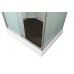 Душевая кабина AvaCan 120х90х220 см KD2912LED профиль хром, стекло матовое