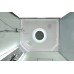 Душевая кабина AvaCan 120х90х220 см KD2912LED профиль хром, стекло матовое