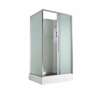 Душевая кабина AvaCan 120х90х208 см KD2912N без крыши, профиль хром, стекло матовое