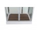 Душевая кабина AvaCan 120х90х208 см V2012N без крыши, профиль хром, стекло прозрачное