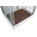 Душевая кабина AvaCan 120х90х208 см V2012N без крыши, профиль хром, стекло прозрачное