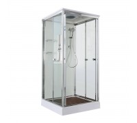 Душевая кабина AvaCan 80х80х220 см V2080 профиль хром, стекло прозрачное