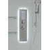 Душевая кабина AvaCan 90х90х220 см V2090LED профиль хром, стекло прозрачное