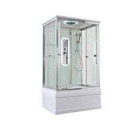 Душевая кабина AvaCan 120х90х220 см V5012LED профиль хром, стекло прозрачное