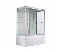 Душевая кабина AvaCan 150х85х220 см V5015 профиль хром, стекло прозрачное