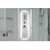 Душевая кабина AvaCan 160х85х220 см V5016LED профиль хром, стекло прозрачное