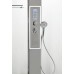Душевая кабина AvaCan 120х90х220 см Z1912LED профиль хром, стекло прозрачное