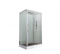 Душевая кабина AvaCan 120х90х220 см Z2912LED профиль хром, стекло прозрачное