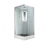 Душевая кабина AvaCan 90х90х220 см K2090LED профиль хром, стекло прозрачное