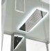 Душевая кабина AvaCan 120х90х220 см Z1912LEDMT профиль хром, стекло прозрачное