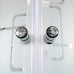 Душевая кабина AvaCan 110х110х220 см EM5011LED+GM профиль хром, стекло с узором