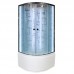 Душевая кабина AvaCan 110х110х208 см EM5011NLED+GM без крыши, профиль хром, стекло с узором