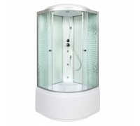 Душевая кабина AvaCan 100х100х215 см L910GM профиль хром, стекло матовое