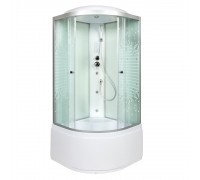 Душевая кабина AvaCan 100х100х215 см L910GM+EL профиль хром, стекло матовое