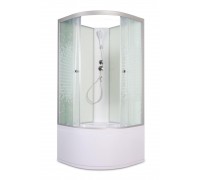 Душевая кабина AvaCan 100х100х200 см L910N без крыши, профиль хром, стекло матовое