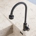 Смеситель Avrora Kitchen AV9001GM для кухонной мойки, оружейная сталь