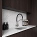 Смеситель Avrora Kitchen AV9006SB для кухонной мойки с подключением к фильтру, нержавеющая сталь