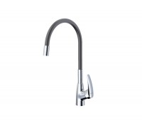 Смеситель Avrora Kitchen AV9007G для кухонной мойки, серый