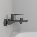 Смеситель Avrora Line Gun metall AV3131GM для ванны и душа, вороненая сталь