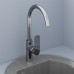 Смеситель Avrora Flow AV3921 для кухонной мойки, хром