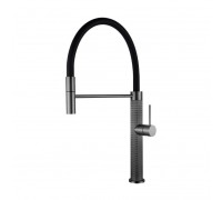 Смеситель Avrora Kitchen Premier AV9010GM для кухонной мойки, оружейная сталь