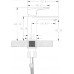 Смеситель Avrora Aton AV5515 для раковины с гигиеническим душем, хром