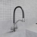 Смеситель Avrora Kitchen AV9006 для кухонной мойки с подключением к фильтру, хром