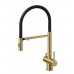 Смеситель Avrora Kitchen AV9017Gold для кухонной мойки с подключением к фильтру, золото