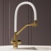 Смеситель Avrora Kitchen AV9006Gold для кухонной мойки с подключением к фильтру, золото
