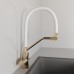 Смеситель Avrora Kitchen AV9006Gold для кухонной мойки с подключением к фильтру, золото