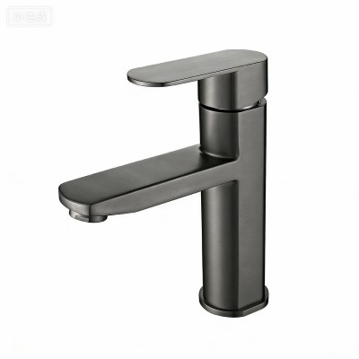 Смеситель Avrora Alba AV7210GM для раковины, оружейная сталь