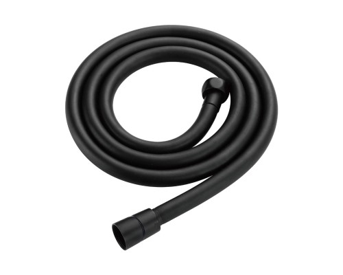 Душевой шланг Avrora AV0115PBlack 1,5 метра ПВХ черный/матовый