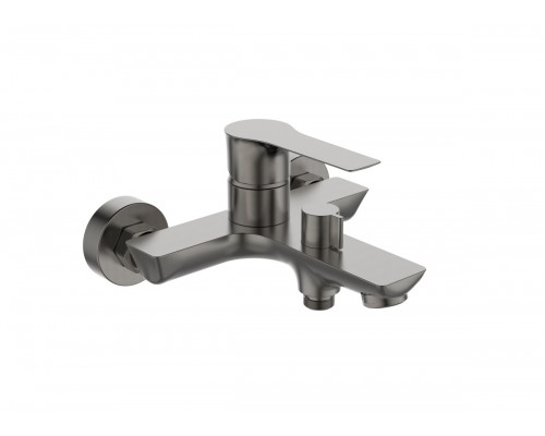 Смеситель Avrora Line Gun metall AV3131GM для ванны и душа, вороненая сталь