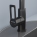 Смеситель Avrora Elite AV3221 для кухонной мойки, черный/матовый