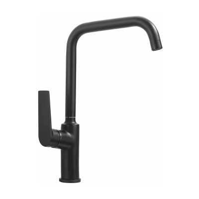 Смеситель Avrora Grand Gun Metall AV3821 для кухонной мойки, графит